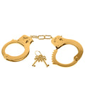 "Fetish Fantasy Gold Metal Cuffs - Gold PD3987-27"