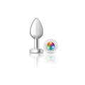 "Light Up Silver Metal Plug - Medium VB-CC9139"