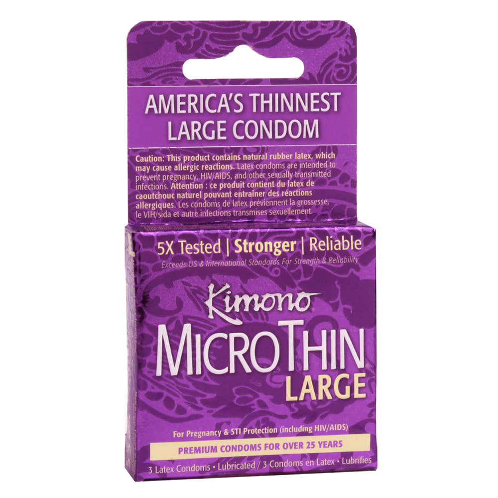 "Kimono Microthin Large - 3 Pack KM08003"