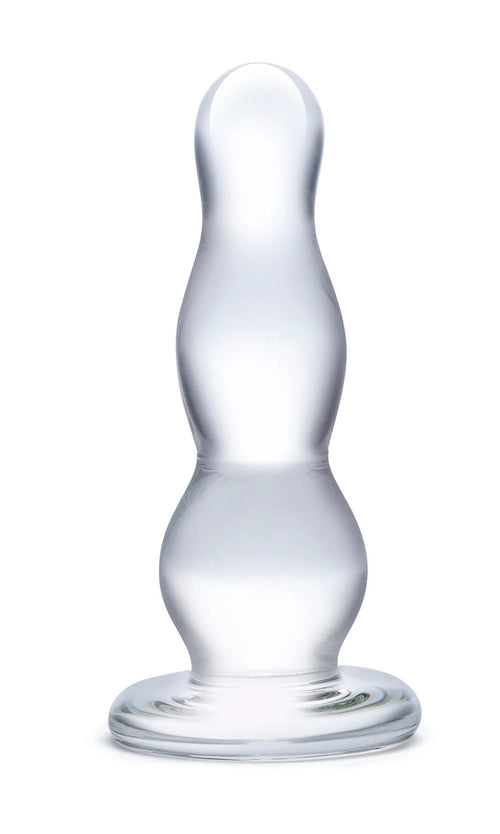 "4 Inch Glass Butt Plug GLAS-140"